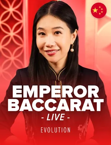 Emperor Baccarat live table playable at Magic Red, RTP 98.94%