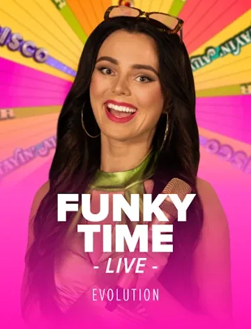 Funky Time featured live table at Magic Red Casino, RTP 95.96%