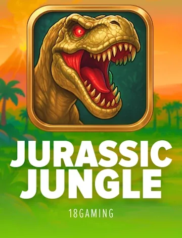 Jurassic Jungle slot playable at Magic Red, RTP 96.15%